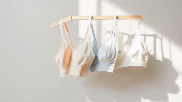 Top soutiens-gorge en coton bio pour peaux sensibles